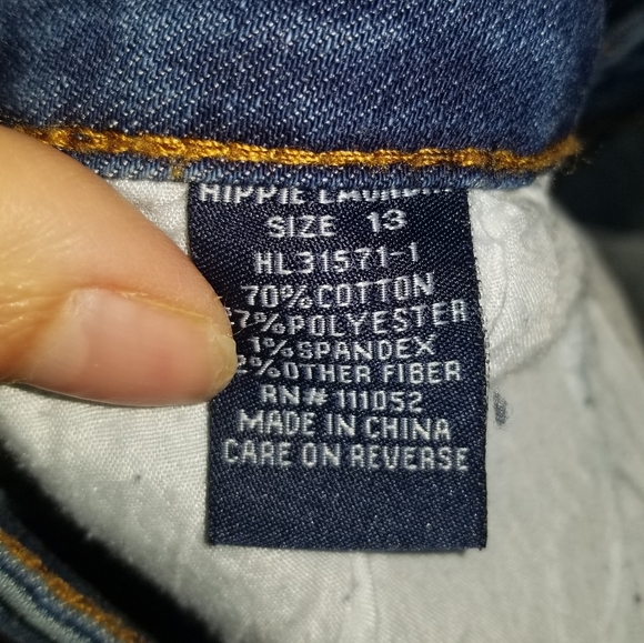 Distressed Hippie Laundry High Rise Shorts - Picture 11 of 11